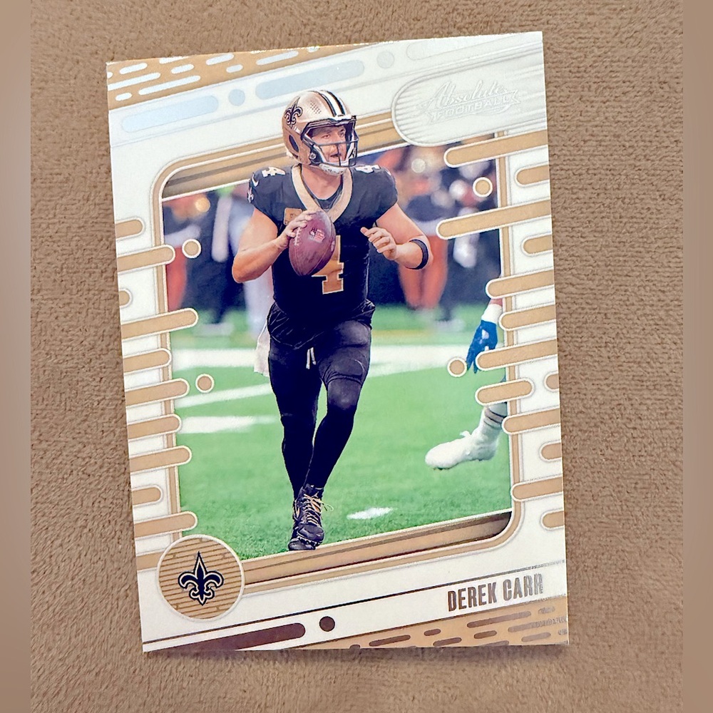 Derek Carr 2024 Panini Absolute New Orleans Saints NFL Football Card Sports